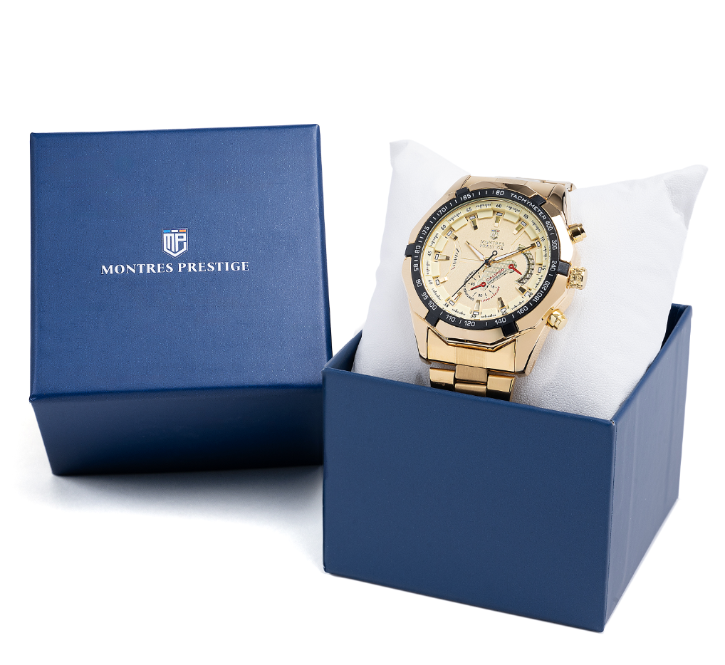 Invicta Montres Prestige X Herreklokke - 46mm, Gold - 2 års garanti