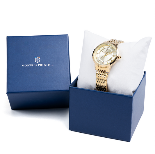 Invicta Montres Prestige X  Dameklokke - 33.5mm, Gold - 2 års garanti