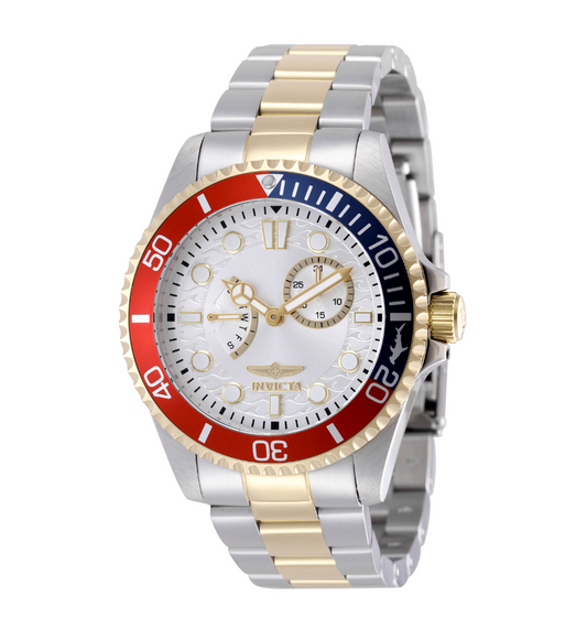 Invicta Pro Diver Unisex Watch - 43mm, Gold, Steel - 2 års garanti
