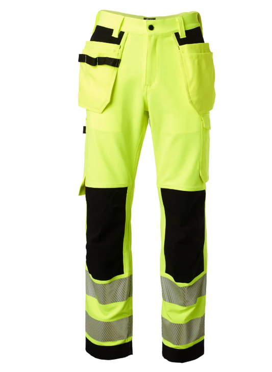 Jobman 1450 arbeidsbukse - Høy synlighet - snekkerbukse