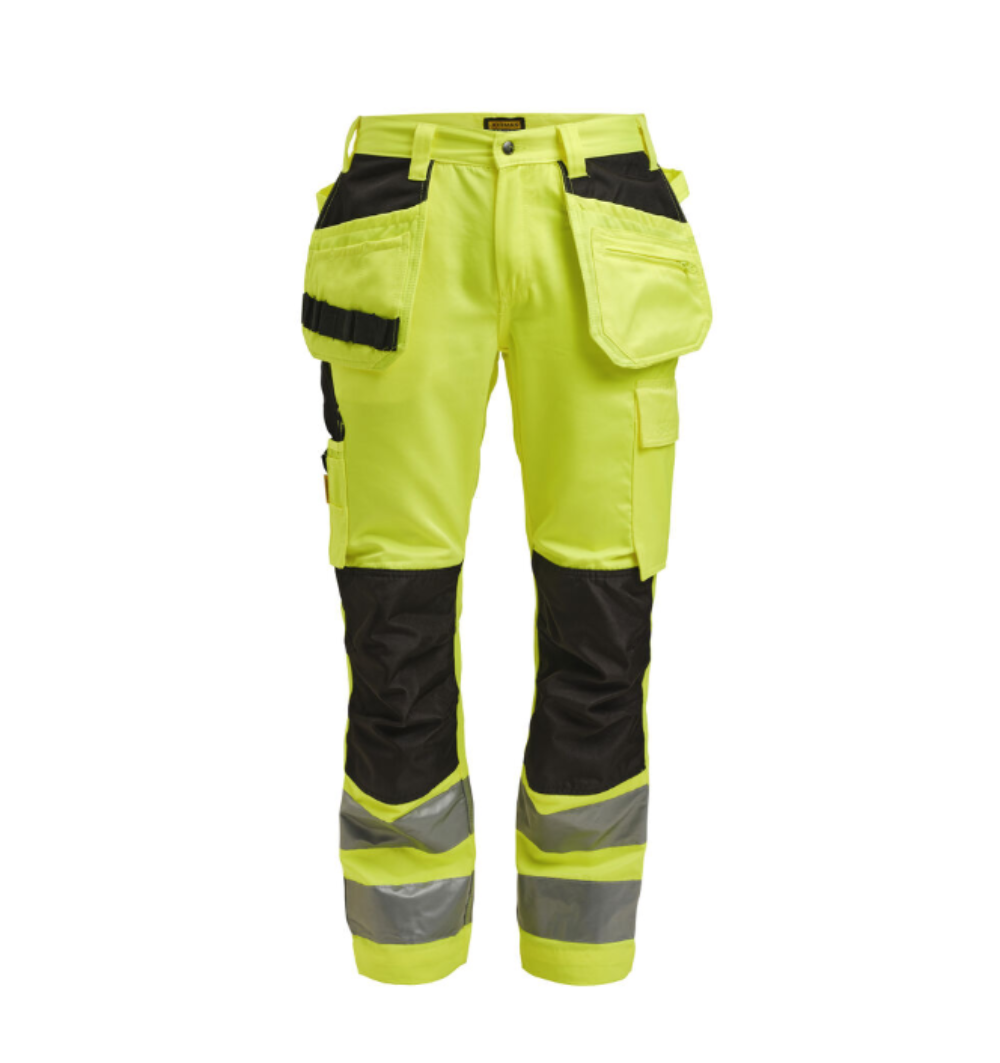 Jobman 2377 Arbeidsbukse - snekkerbukse - høy synlighet