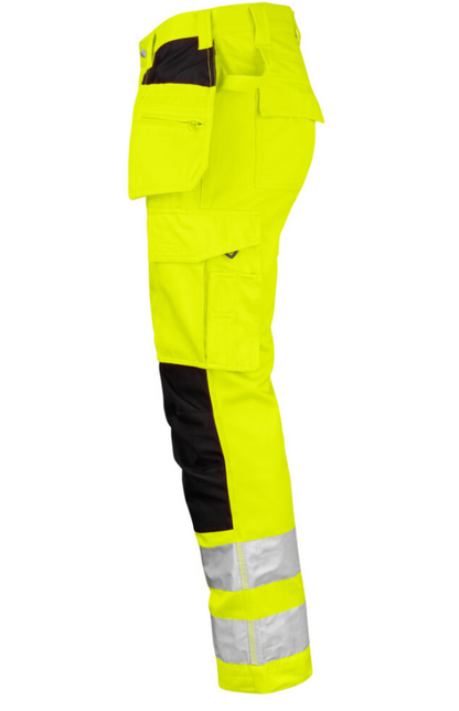 Jobman 2377 Arbeidsbukse - snekkerbukse - høy synlighet