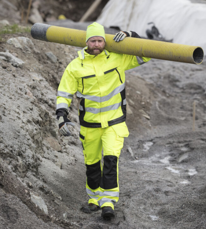 Jobman 2377 Arbeidsbukse - snekkerbukse - høy synlighet