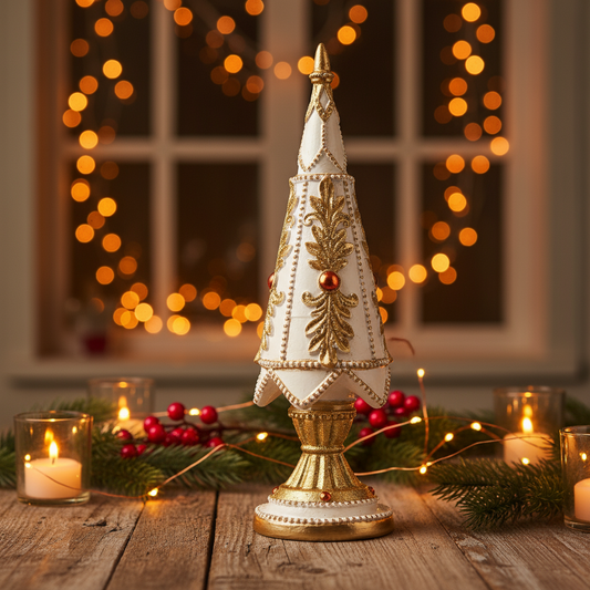 Julekjegle i juleomgivelser