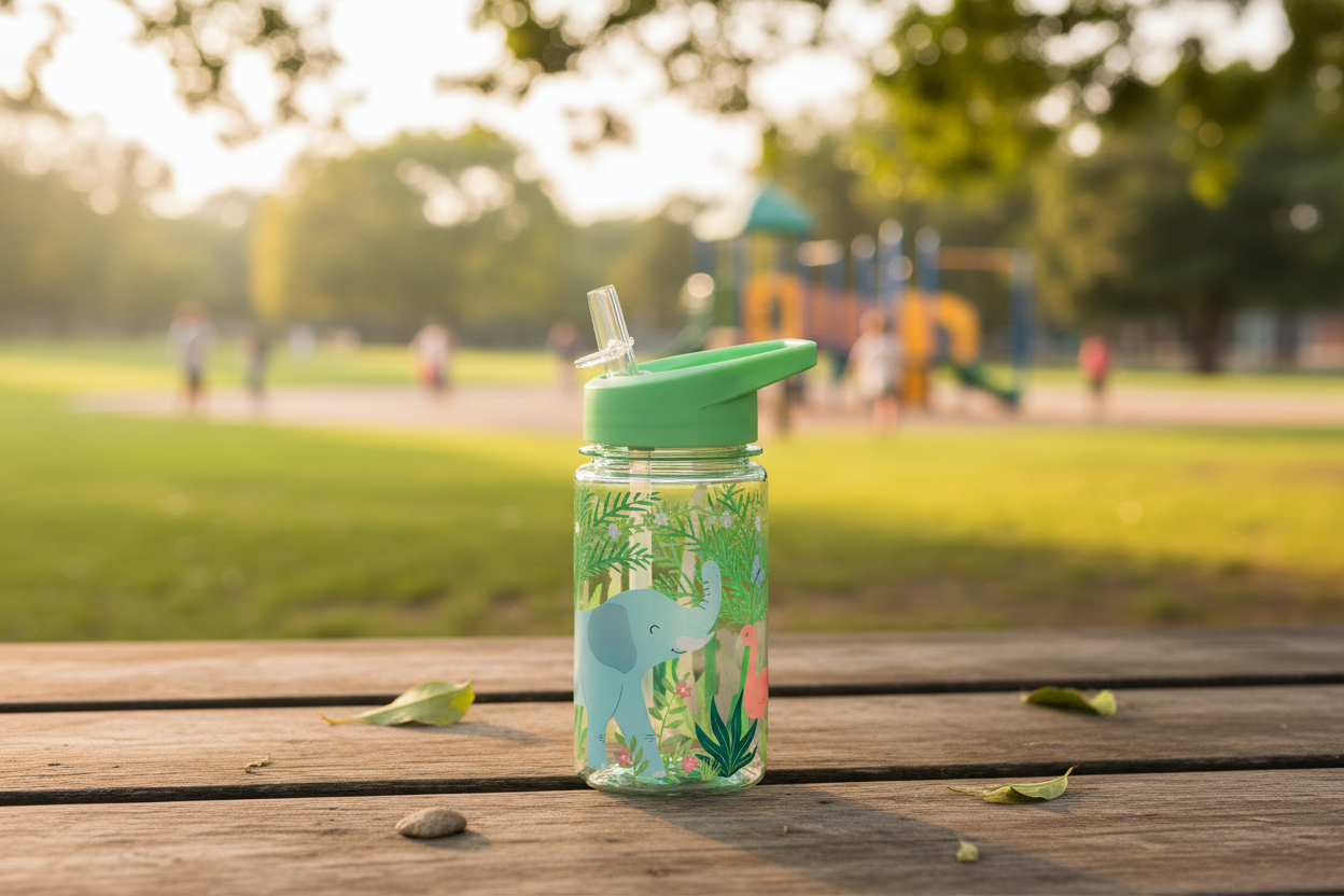 Jungel Venner Drikkeflaske i naturlige omgivelser