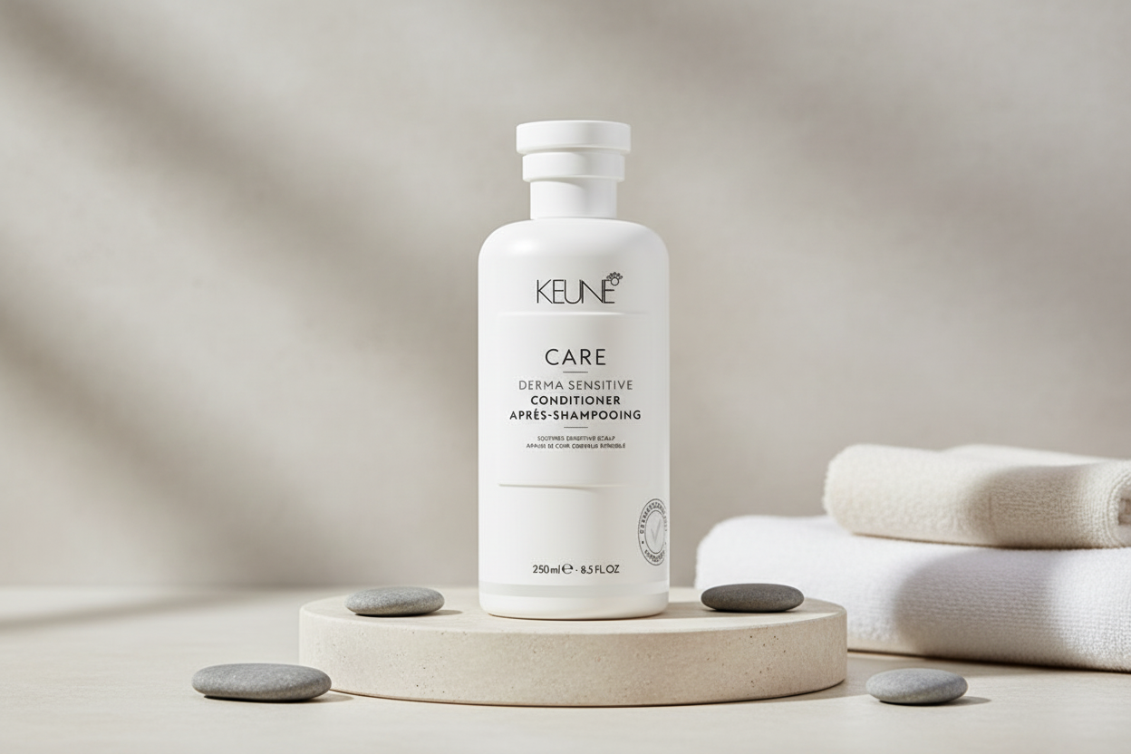 Keune Care Derma Sensitive Conditioner med premium bakgrunn