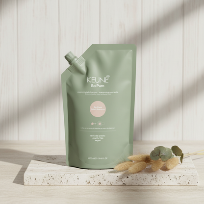 Keune So Pure Polish Shampoo med nordisk bakgrunn