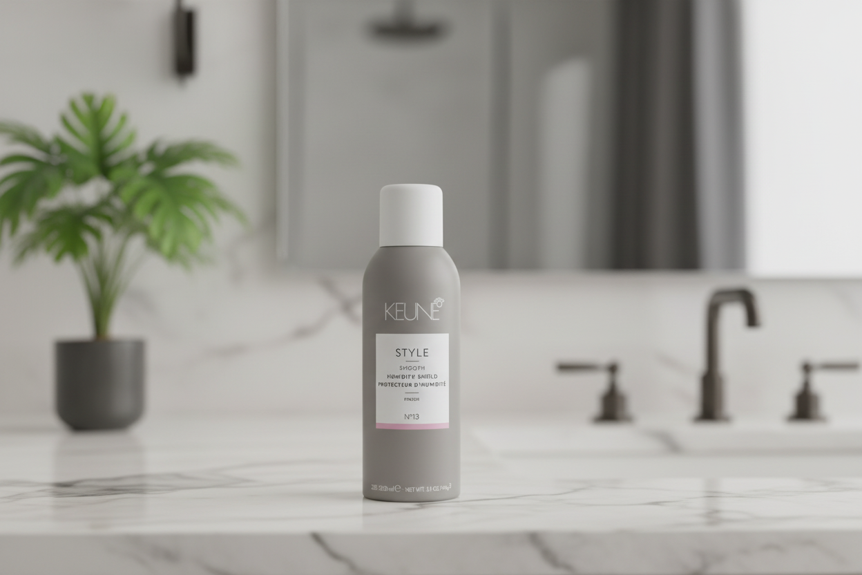 Keune Style Humidity Shield med produktfokus