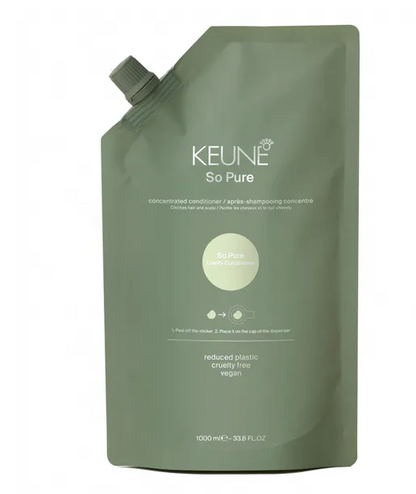 Keune So Pure Clarify Conditioner Refill 1000 ml - Vegansk Dyprensende Balsam