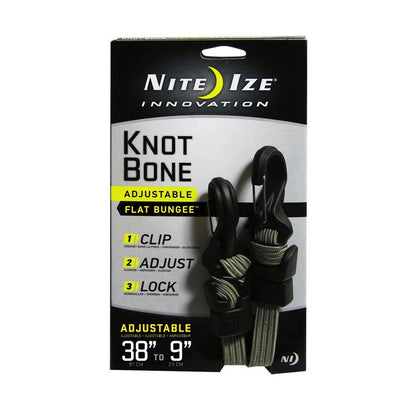 Nite Ize Knotbone - karabinkrok med strikk - 23-97cm