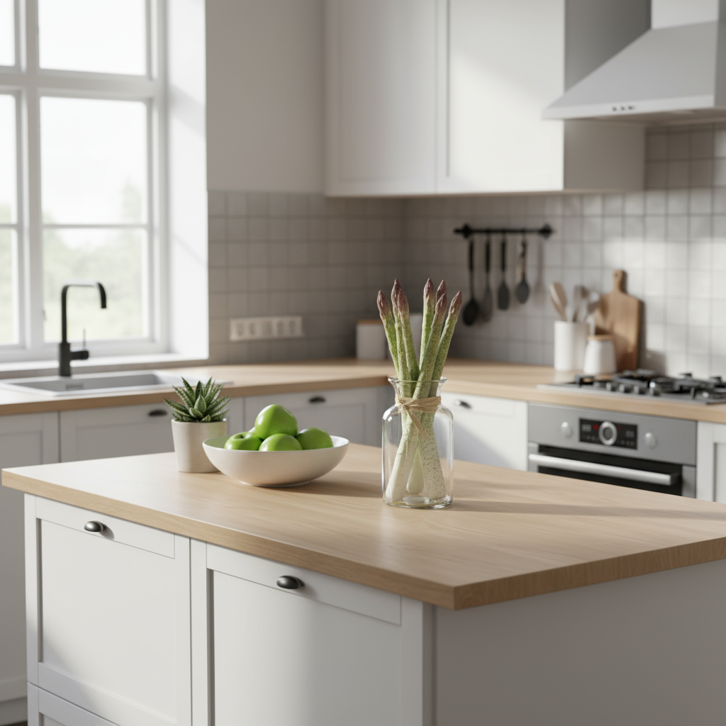 Kunstig Asparges i Bunt - Kjøkkenmiljø