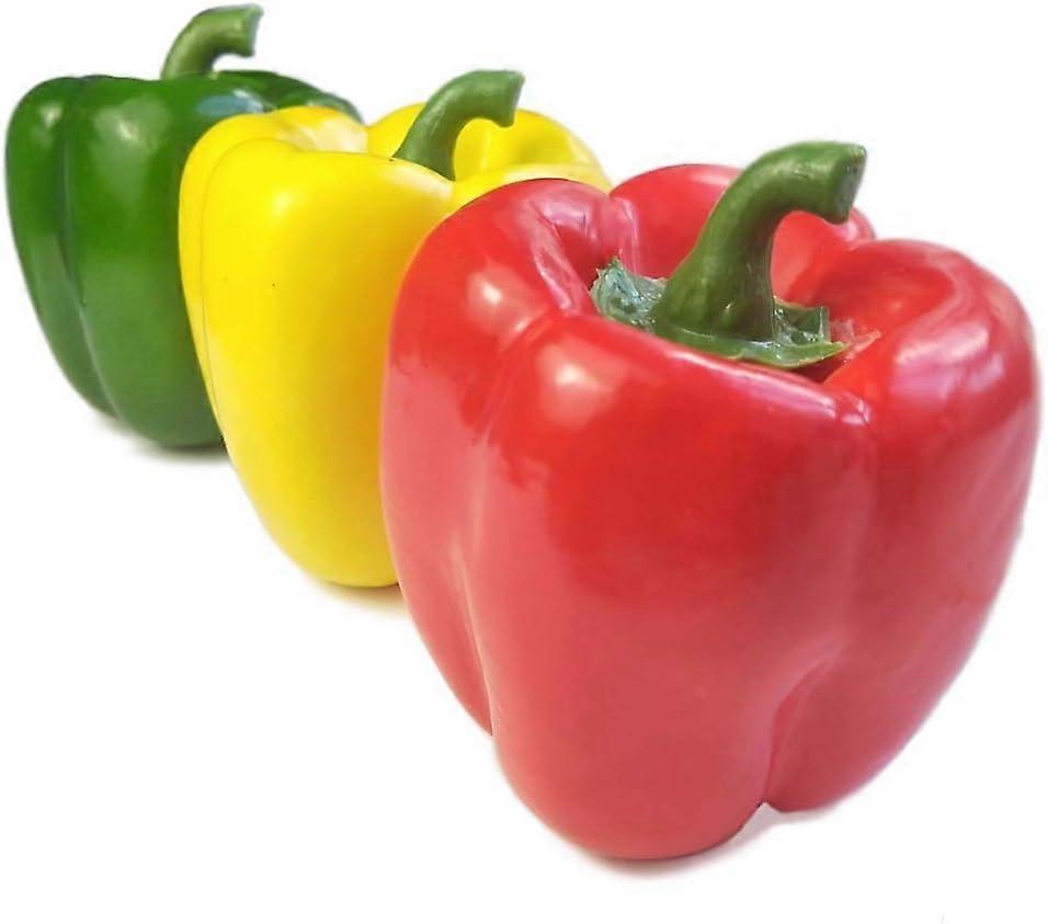 Dekor kunstig paprika - 3 pk