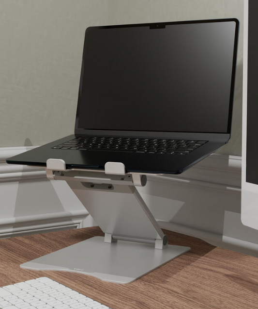 Pomelo Justerbar Laptop Holder - Ergonomisk Bordstativ for Laptop & Nettbrett