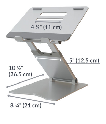 Pomelo Justerbar Laptop Holder - Ergonomisk Bordstativ for Laptop & Nettbrett