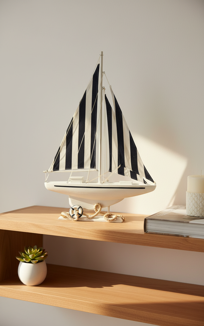 Maritim Seilbåt på Hylle