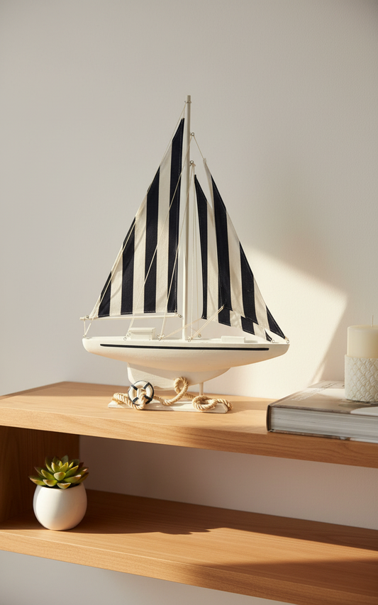 Maritim Seilbåt på Hylle