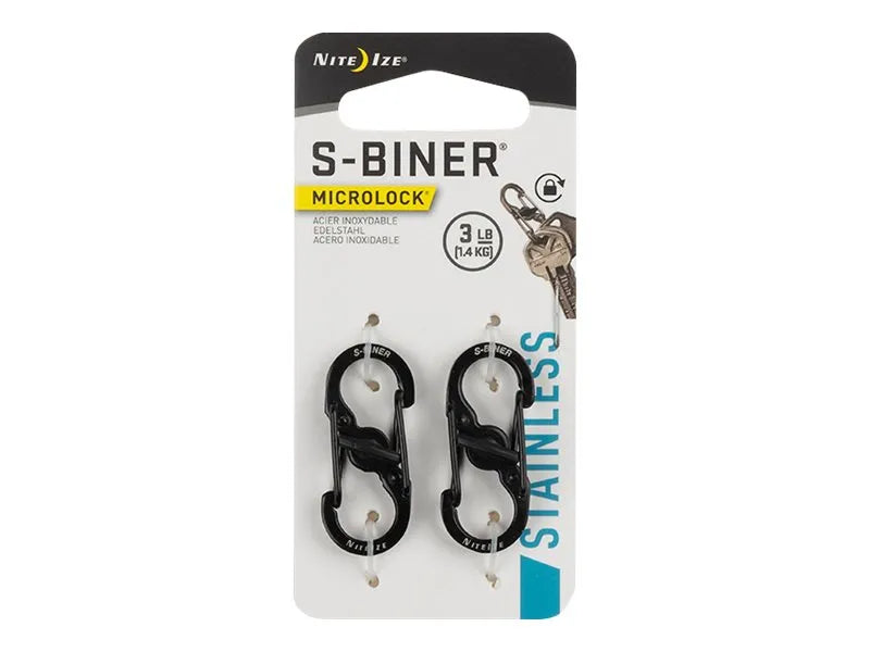 Nite Ize S-biner Microlock - 2pk