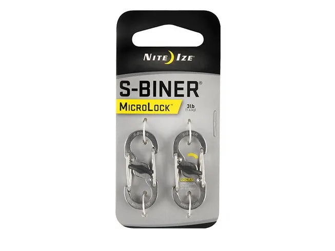 Nite Ize S-biner Microlock - 2pk