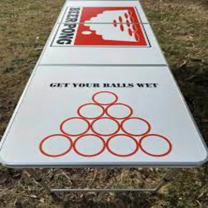 Beer Pong bord sett - Offisielt design 08/10