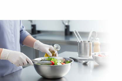 Produktbilde for Engangshansker Vinyl Hvit