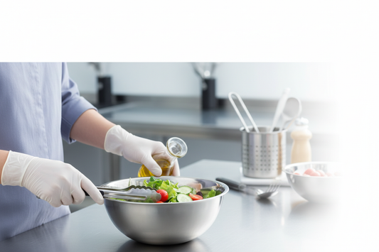 Produktbilde for Engangshansker Vinyl Hvit