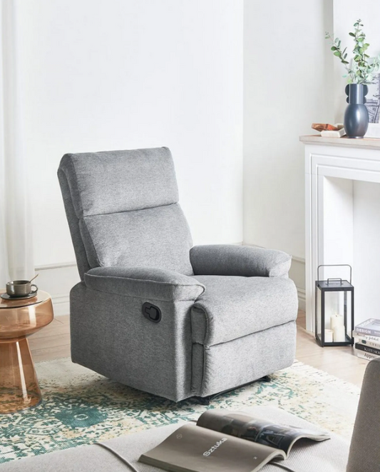 Martinsen Everton Recliner stol - grå - Hvilestol