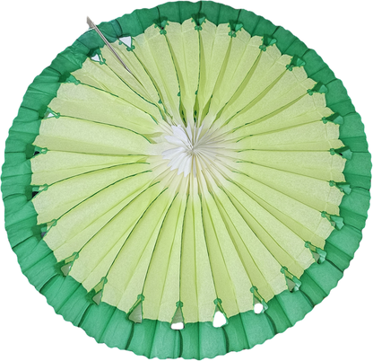 Papirvifte honeycomb grønn 60 cm - festdekorasjon