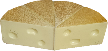 Kunstig Cheddar Ost Dekorasjon 4stk - Realistisk Matdekor