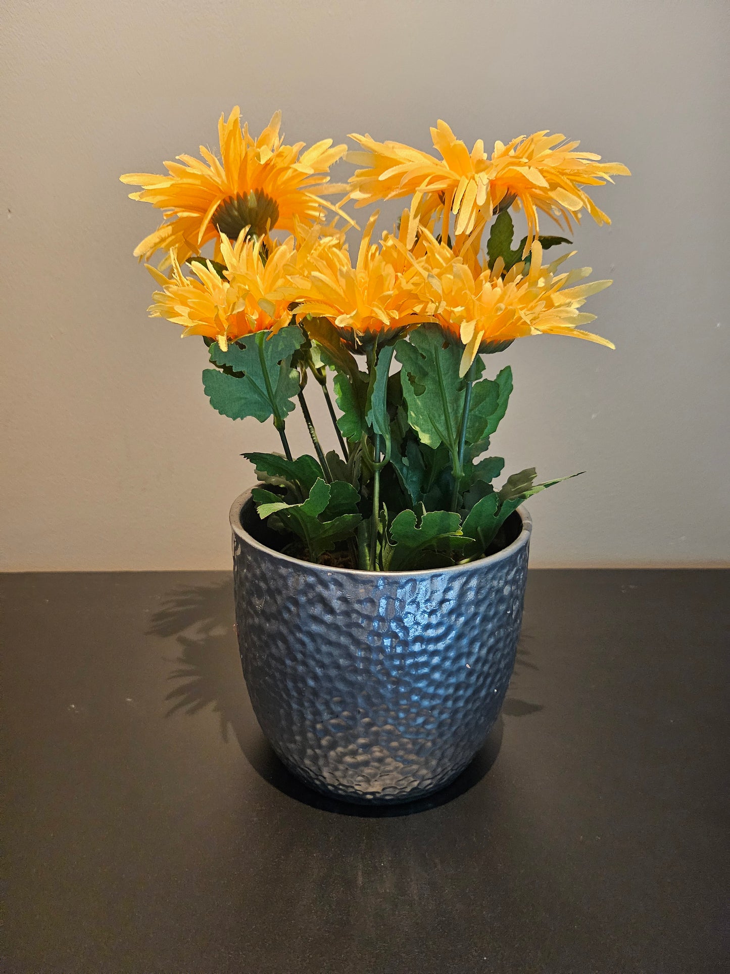 Dekor kunstig blomst Krysantemum 20 cm
