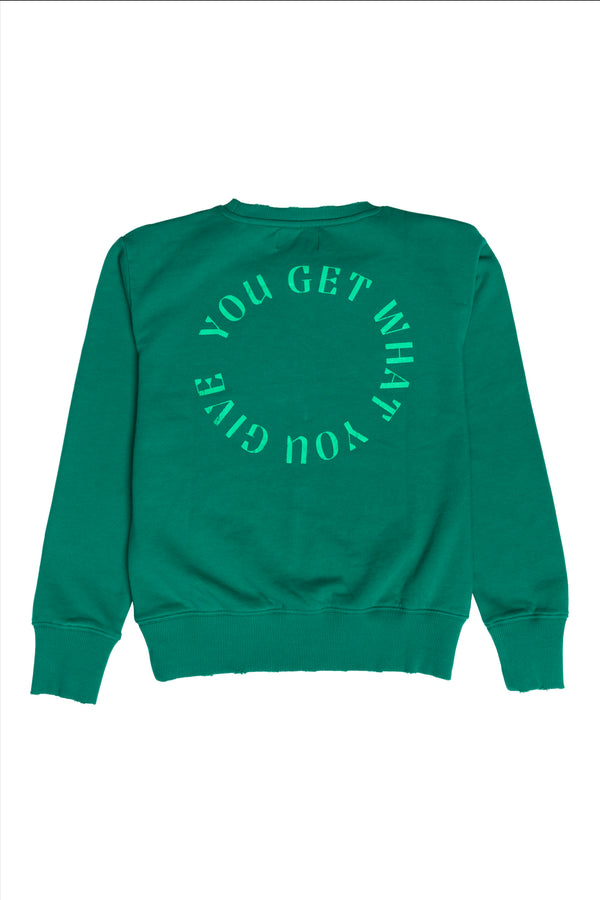 Cardsome Sweatshirt genser - You get what you give