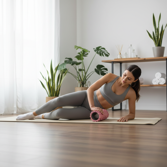 Rosa Foam Roller Massasje