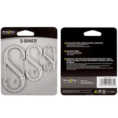 Nite Ize S-biner - karabinkroker - 3pk