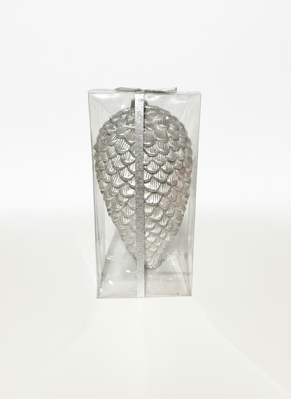 Sølvkongle i ren innpakning