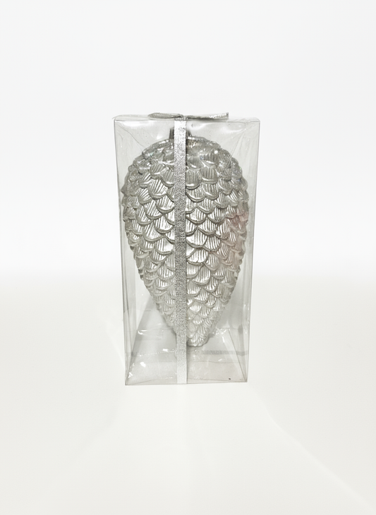 Sølvkongle i ren innpakning