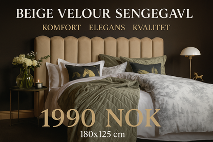 Selgende annonse for Bianca sengegavl