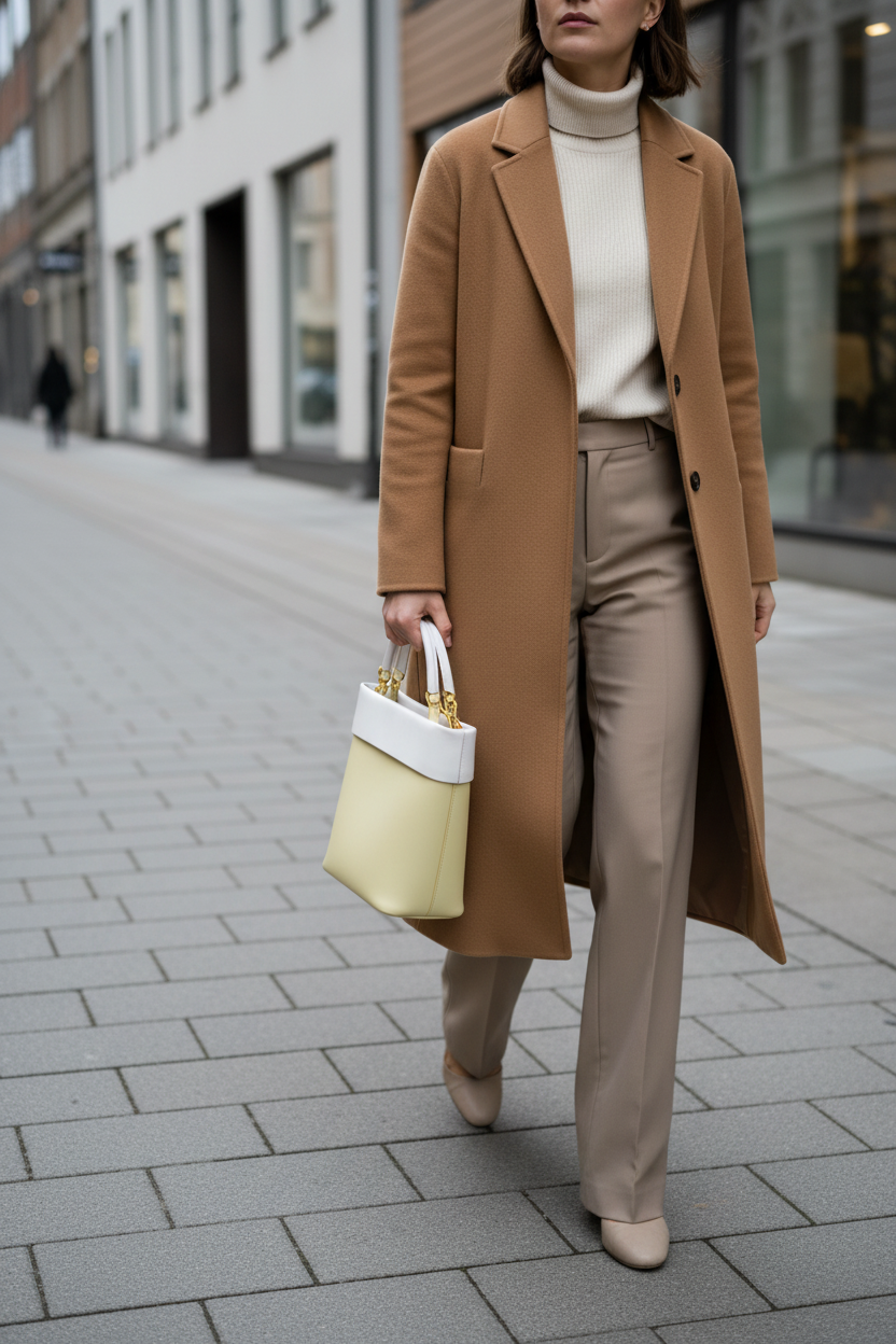 Skinnveske på gaten