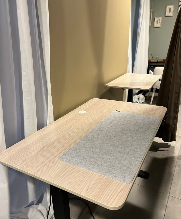 Pomelo Bordmatte Musematte Ull/Filt Lys Grå - Premium Skrivebordsunderlag