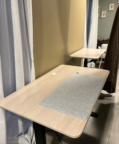 Pomelo Bordmatte Musematte Ull/Filt Lys Grå - Premium Skrivebordsunderlag