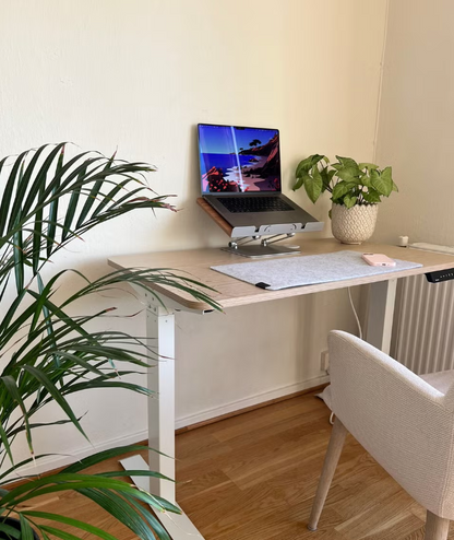 Pomelo Bordmatte Musematte Ull/Filt Lys Grå - Premium Skrivebordsunderlag