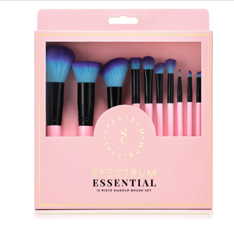 Spectrum Collections - 10-delers Sminkekostsett | Profesjonelle Børster