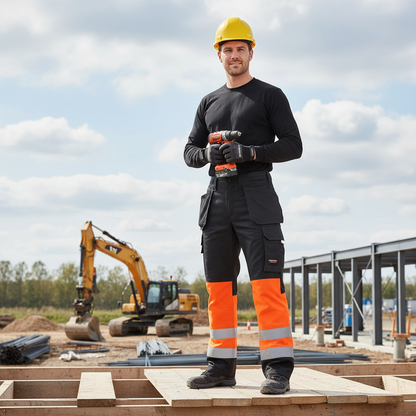 Snickers høysynlighetsbukse på person