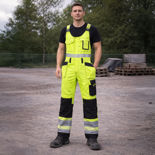 Snickers 0213 Arbeidsbukse Hel - Høy synlighet