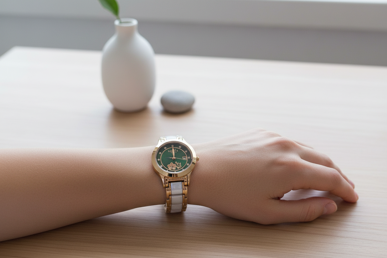 Sofia Everly klokke på kvinnearm