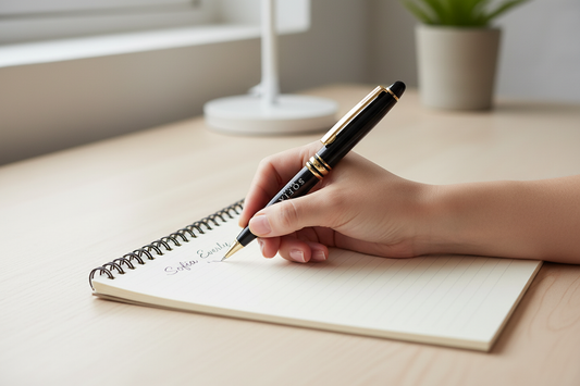 Sofia Everly Kulepenn i bruk