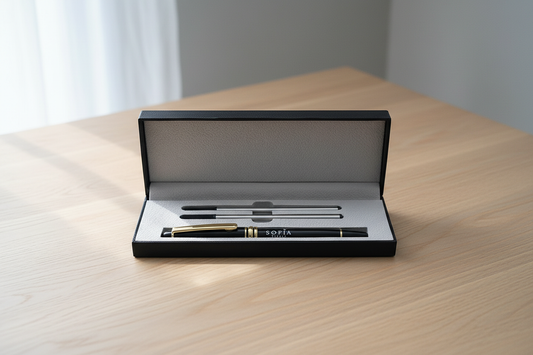 Sofia Everly Kulepenn på bord