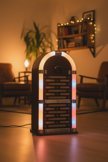 Soundlogic XT Retro Jukebox – stående på gulvet