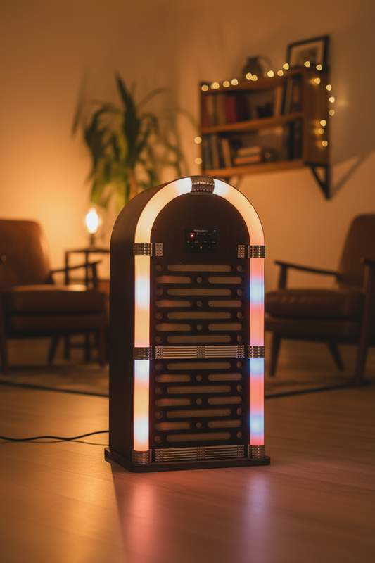 Soundlogic XT Retro Jukebox – stående på gulvet