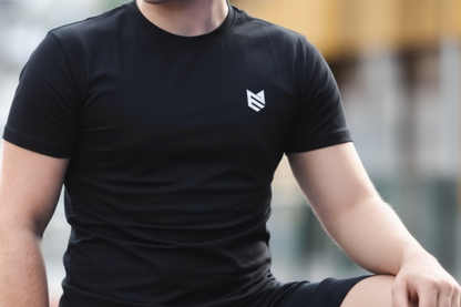Evolve MAX Pure Black T-skjorte - lett og behagelig  -Unisex