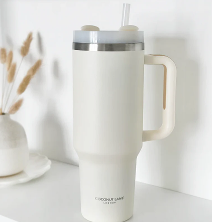 Coconut Lane Tumbler Rustfritt Stål 1,2L - Coconut