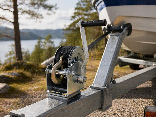 Benzon manuell vinsj 800 lbs - til f.eks båt og tilhenger